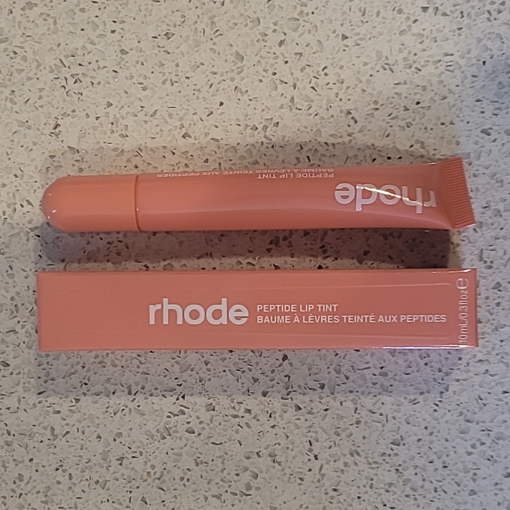 NIB RHODE Peptide Lip Tint - Peach Pit